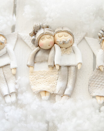 Anioł na dzień babci i dziadka z intencją opieki., angelstyle