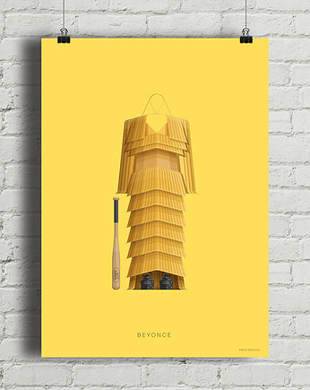 Plakat Beyonce, minimalmill