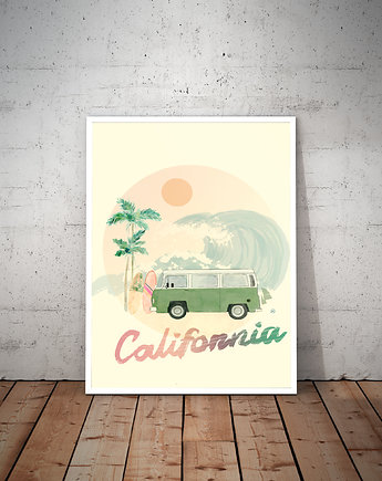 Plakat California dreamin', kordecka art