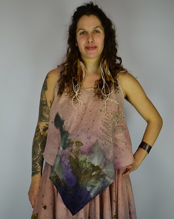 Barwiona Roślinami Bluzka Polna Wróżka, Zielekada