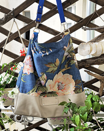 Duża torba w kwiaty i ptaszki, modeMania