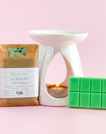 Wosk zapachowy Zielony rytuał - cytrusowo - zielony aromat pełen świeżości, Wońska