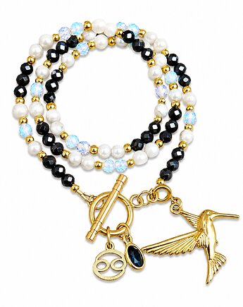 Naszyjnik zodiakalny RAK, NESSING handmade