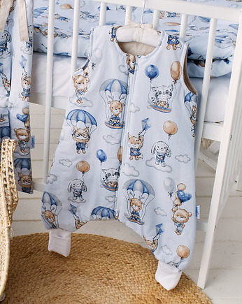 Śpiworek Ze Skarpetkami Ocieplany 2.5 TOG Bawełna AVIA od BabyU, Sleepdo