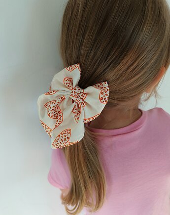 Gumka jedwabna z kokardą MINI scrunchie wild love, Capillum