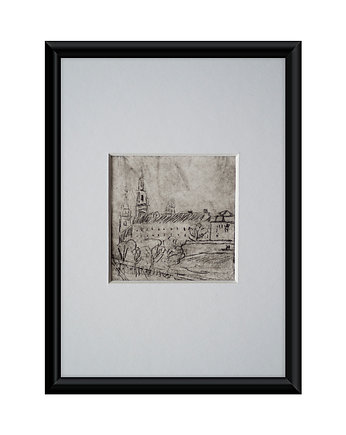 Oryginał - Grafika w oprawie passe-partout 13x18 cm, Gosia Sendlewska