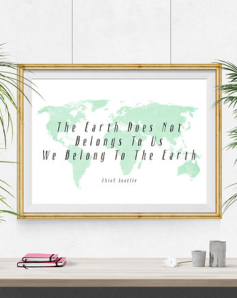 Plakat Earth - ziemia - A3, wejustlikeprints