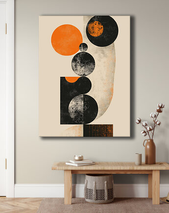 Geometria natury - Obraz na płótnie - Druk Blejtrama, Minimalizm, Loft #90, Black Sapphire Art