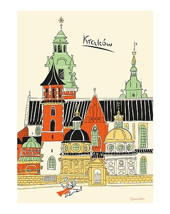 Plakat Kraków Katedra na Wawelu, Gliniana Kura