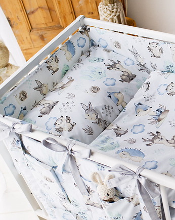 Pościel Niemowlęca 120x90 cm Delikatna Ukryte Zamki Bawełna BLISS od BabyU, Sleepdo