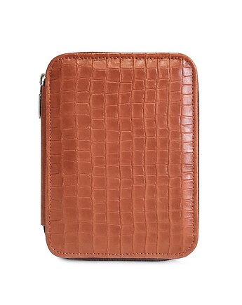 Etui na 12 piór lub długopisów - brązowe, Lamato