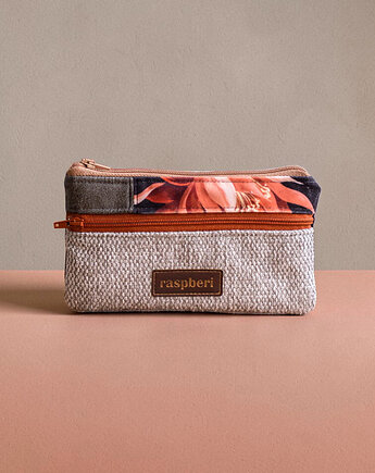 Portfelik z plecionki, raspberi