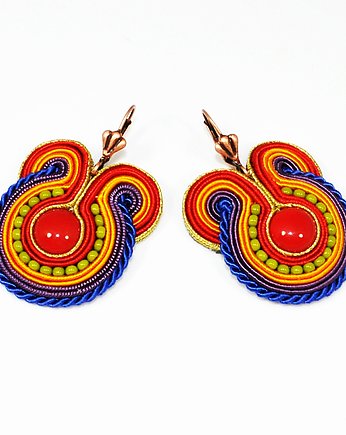 Sutaszowe kolczyki MEXICO, Sylwia Żak