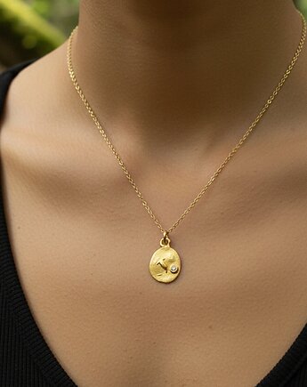 Naszyjnik z Cyrkonią i Pąkiem Kwiatu, TulipBIJOU