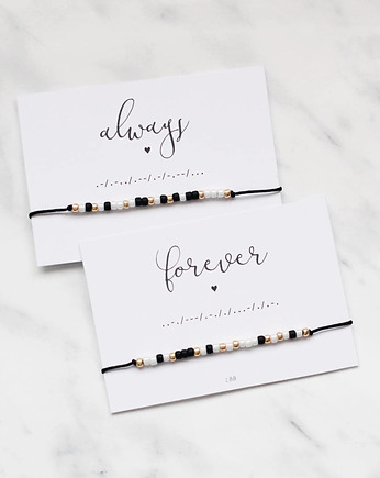 Zestaw bransoletek ALWAYS FOREVER, Le Boho Bleu