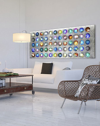 OBRAZ NA PŁÓTNIE - ABSTRAKCJA - 150x60cm, LUdesign gallery