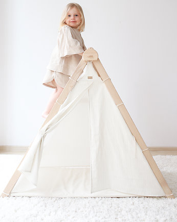 Drabinka Pikler z namiotem  2w1, OSOBY - Prezent dla dziecka