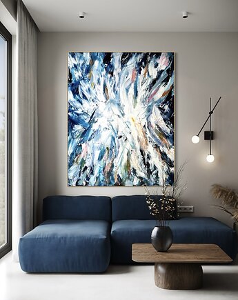 Obraz abstrakcyjny 140x100 cm, Dorota Ferens