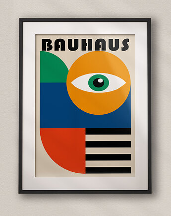 Minimalistyczny plakat - Bauhaus #3  - Do salonu, sypialni, biura, DAPIDOKA