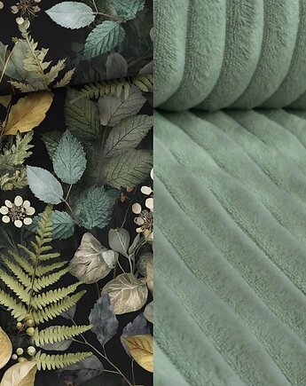 WYJĄTKOWY koc _ narzuta _ leśne skarby _ 155x200 cm, MOJAMAJA