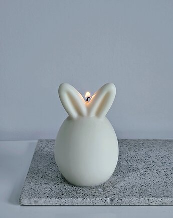 Świeca sojowa dekoracyjna Jajko z uszami, Malvhome