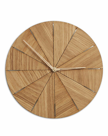 Nowoczesny zegar ścienny z drewna 25 i 30 cm, Woolights