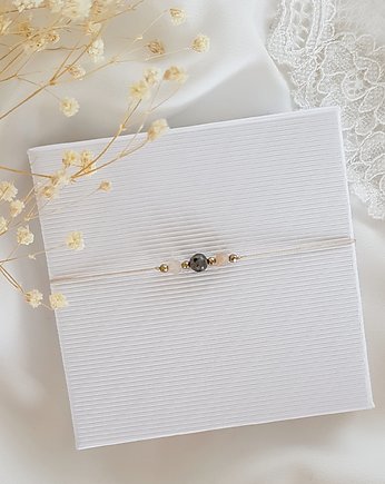 Bransoletka labradoryt, LEI handmade 