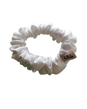 Mała jedwabna gumka do włosów scrunchie / kollale basic, OSOBY - Prezent dla dziewczynki