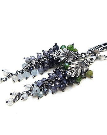Kolczyki Wisteria blue, Katia i krokodyl
