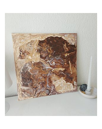 Obraz Abstrakcja 'Finezja' 40x40cm, ZaczarowanaArt