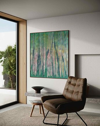 Obraz "Kolor Życia" 130X130, Anna Maria Majkutewicz