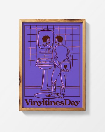 Vinyltines x poster, Justyna Frąckiewicz