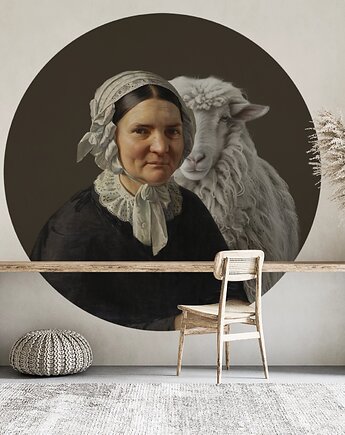 Mural DOTS  Pasterka- okrągła dekoracja ścienna, Ravenart
