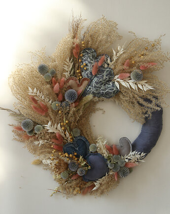 Wianek dekoracyjny z serduszkami, Rondo Kwiatowe