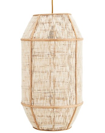 Lampa boho 58cm bambusowa z lnem, Home Design