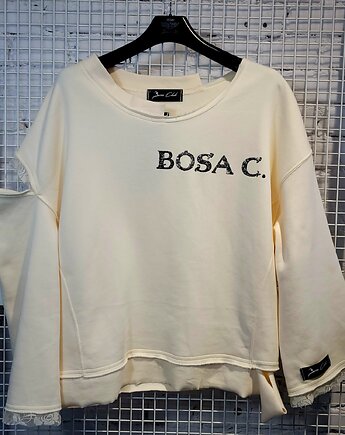 Bluza z unikatowymi cięciami i koronką, Bosa Club