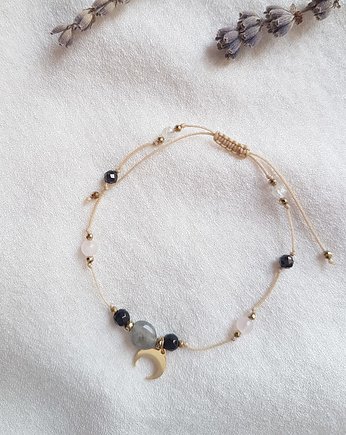 Bransoletka Love&Clover z Labradorytem, Szmaragdowa Polana