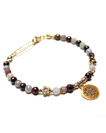 Szafiry i rubiny mix vol. 4 /szlachetna kolekcja/ 11.03.25 bransoletka, KiKa pracownia