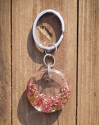 Breloczek z wrzosem, Figa handmade accessories