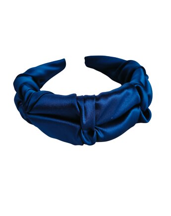 Jedwabna opaska do włosów opaska na włosy tajemnicza noc SILK RUFFLE, Capillum