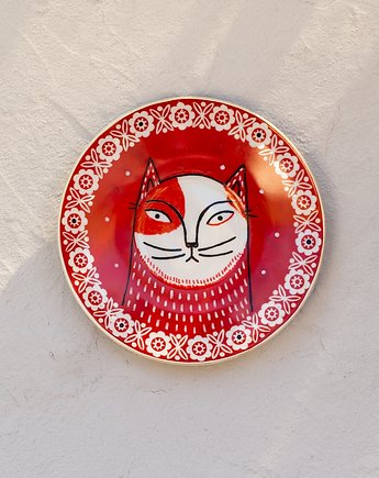 Talerzyk - kot czerwony, EMPE artstudio