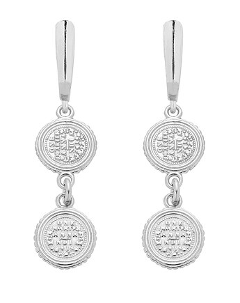 Srebrne kolczyki z monetami, SOTHO