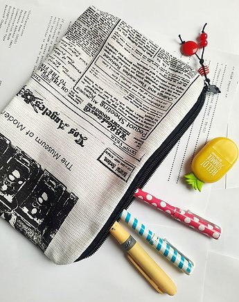 #2 Gazeta -saszetka, kosmetyczka, Gazynia