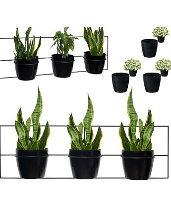 Kwietnik Prostokąt XXL 99 cm doniczki GRATIS, A.D Home