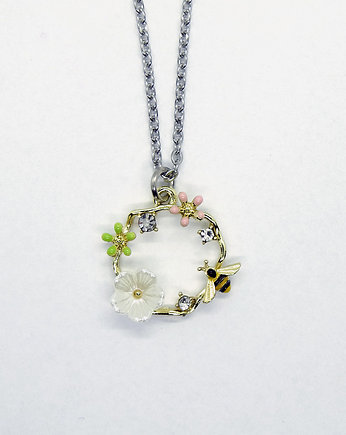 Naszyjnik - Wianek, pszczółki, yenoo