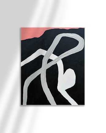 Obraz na płótnie abstrakcyjny Surreal Black II 50 x 60 cm, Camila Warda Studio