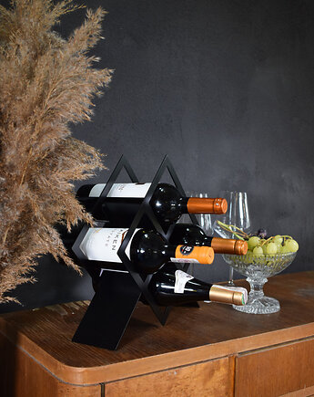 Stojak na wino Loft Nero, Vavum Furniture