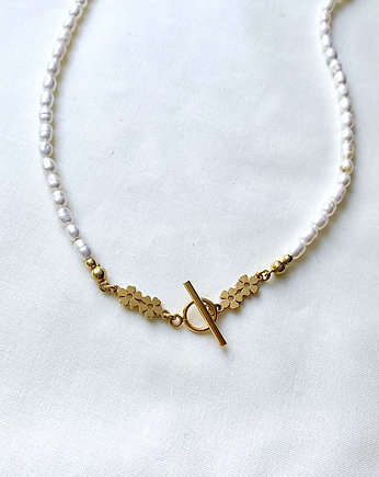 Rezerwacja- Flora- Naszyjnik- Perły- Niezapominajka, BOSKE