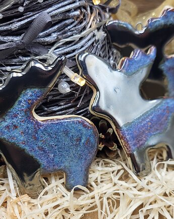 Zestaw ceramicznych zawieszek, ArtByLeika