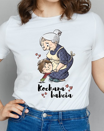 Koszulka damska  Kochana babcia, ART ORGANIC